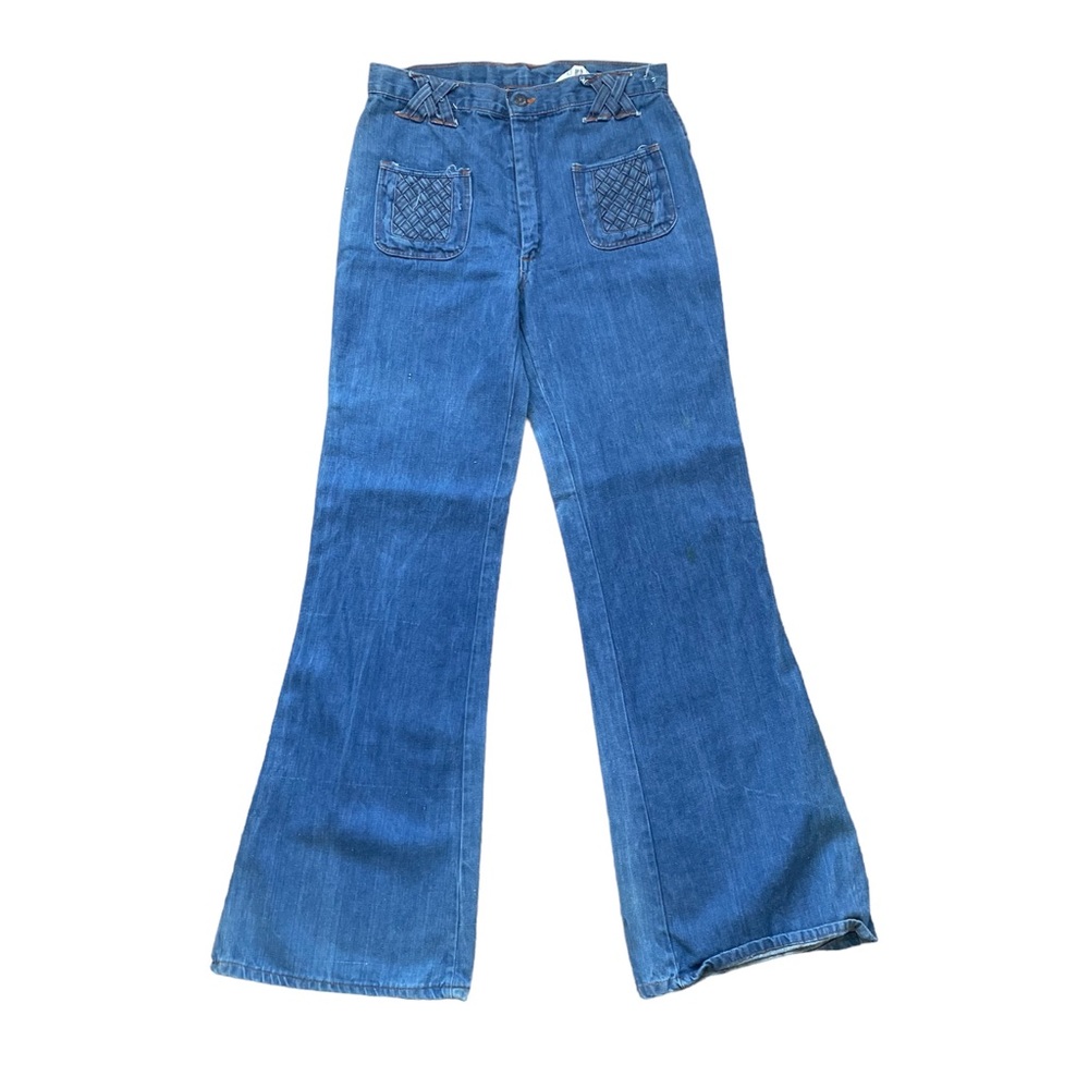 vintage 70s bell bottom jeans